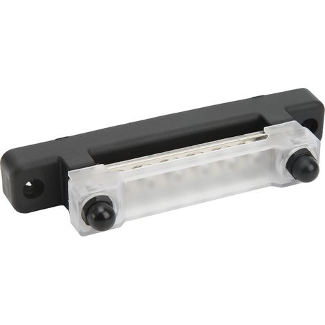 Boîtier ABS noir 6P en acier inoxydable pour distribution électrique camping-car (1/5)