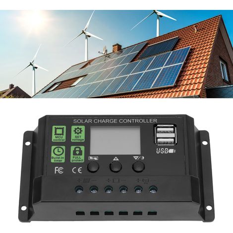 Contrôleur solaire amélioré avec identification automatique 20A (1/5)