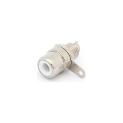 EMBASE RCA FEMELLE - NICKELEE - BLANC CA055HW RI823