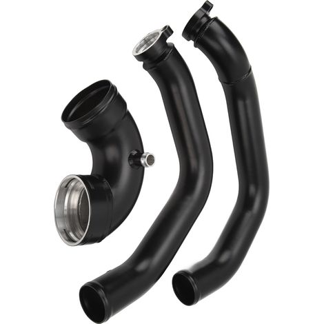 Aluminium-Ladedruckrohre mit J-Rohr-Upgrade-Kit, kompatibel mit BMW M3 F80, M4 F82, M2C F87, 3.0L S55 Motor (1/5)