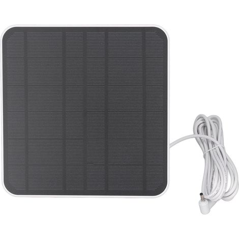 Panneau solaire pour caméra Ring 12 W à charge rapide, étanche IP65, réglable et mural, compatible avec les batteries des caméras Ring Spotlight et Stick Up Cam (blanc). (1/5)