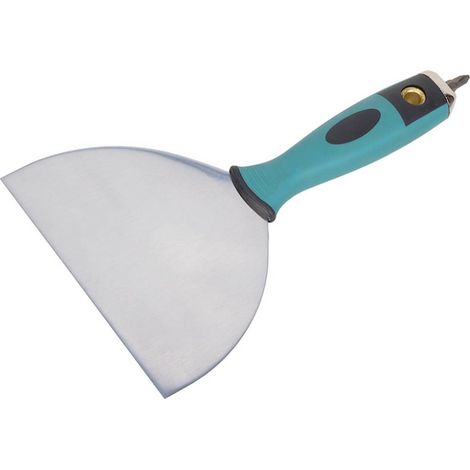 Wolfcraft – Spatule à joints 255 mm – Acier inoxydable – Poignée deux composants – Pour espaces confinés (1/8)