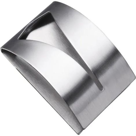 1 pieza Toallero de acero inoxidable con clip de gancho autoadhesivo, percha de tela para baño, montaje en pared, almacenamiento, tipo 1 (1/5)