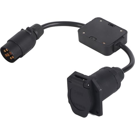 7-poliger europäischer auf amerikanischer Anhängerstecker-Adapter