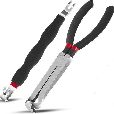 2-teiliges Set: Trennzange und Steckerabzieher mit ergonomischem, rutschfestem Griff (1/5)