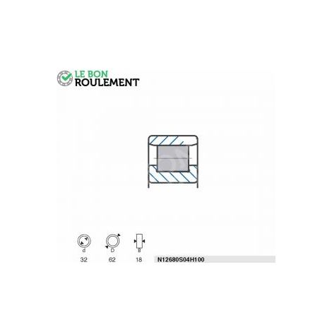Roulement à rouleaux N12680S04H100-SNR