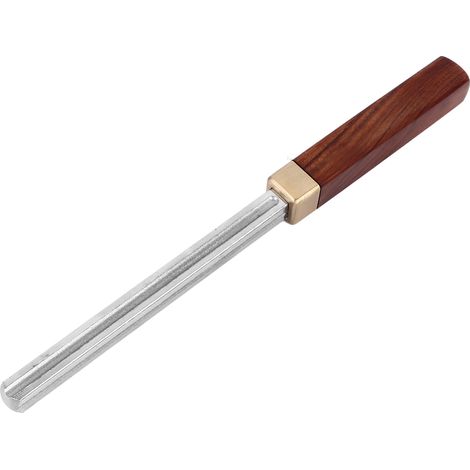 Lime à frettes de guitare, en acier au carbone, manche en bois massif, outil de réparation pour luthier. (1/5)