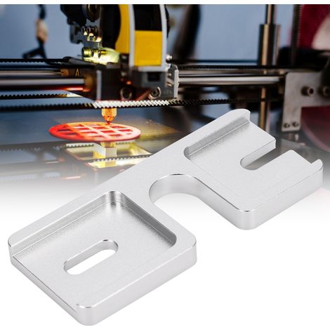 Support d'imprimante 3D argenté en aluminium fixe, accessoire durable pour hotend V6 (1/5)