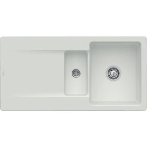 V&B Spüle SILUET 60 R 1000x510mm Exzenterbetätigung steam