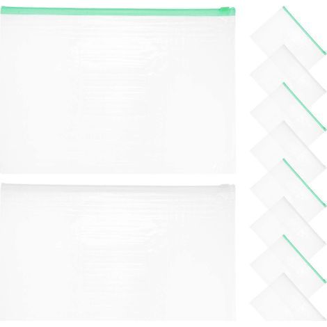 Set mit 20 Reißverschlussmappen für Dokumente, tragbarer A4-Dokumentenorganizer – 33 x 24 cm – Farbe zufällig (1/4)