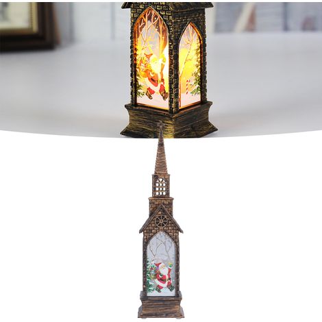 Décorations de Noël, lanternes lumineuses LED, veilleuses de Noël, cadeaux créatifs de Noël et d'anniversaire, lumières décoratives pour les personnes âgées (1/5)