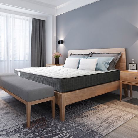 Iztoss – Matelas enfant 140x190cm – Épaisseur 27cm – Mousse mémoire haute densité – 7 zones de confort – Soutien ergonomique respirant (1/6)