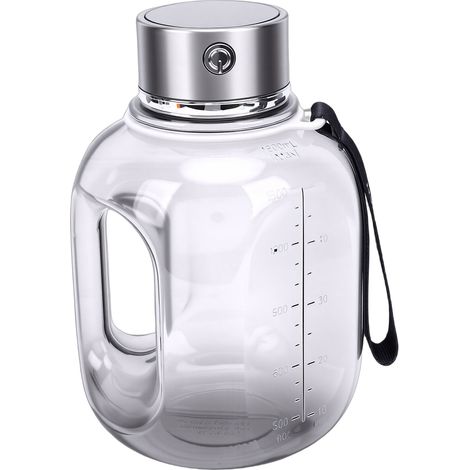 Générateur de bouteilles d'eau et d'hydrogène de 1,8 l, Machine riche de 300 à 1800 ppb, avec poignée large anti-fuite (1/5)