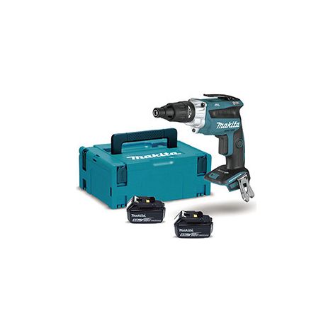 Atornillador MAKITA 18 V Li-Ion 5 Ah - 2 baterías, cargador, maletín - DFS251RTJ