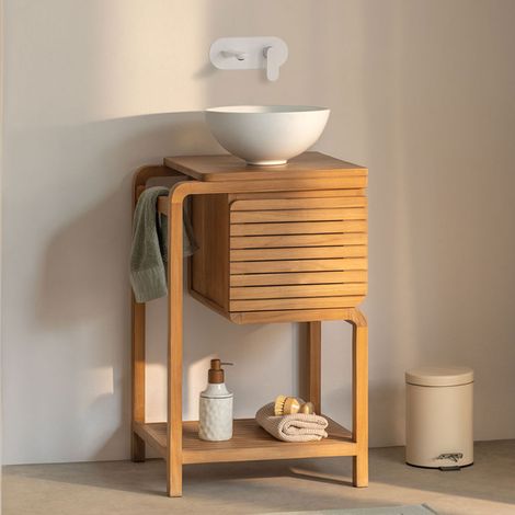 Set di mobili da bagno in legno di teak Bradley SKLUM (1/5)