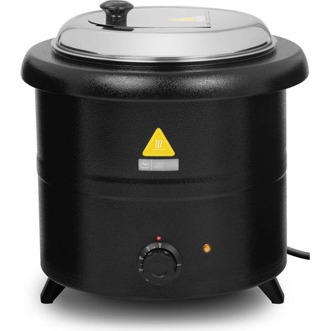Soupière électrique professionnelle 13 litres 600 watts noir (1/3)