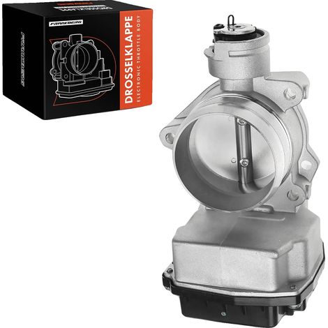 Válvula aceleradora, 57 mm de diámetro, funcionamiento electrónico, tensión de 12 V, 6 contactos de conector, compatible con AUDI y CITROËN. (1/5)