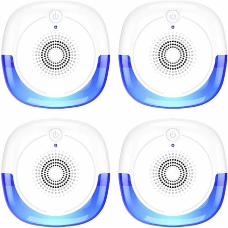 Répulsif Ultrasons Insectes Haute Puissance 4 Pcs Anti Rongeurs Electrique Appareil Ultrason Anti Antiparasitaire Répulsif Moustique Cafards Mouches Souris (1/5)
