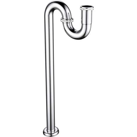 WT04 Designer sink siphon made of chrome-plated brass 1 1/4 (1/5)