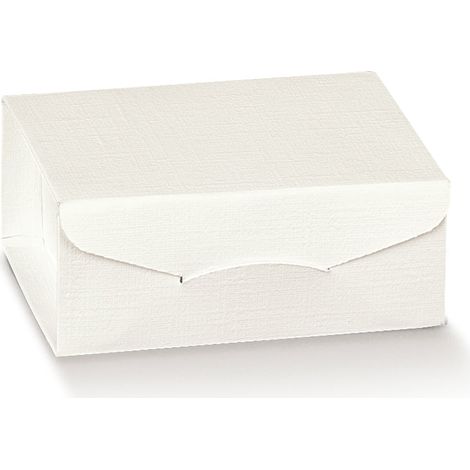 Scotton Scatola Gift Portaconfetti 70 x 70 x 30 Mm Fibra Bianco 10 Pz