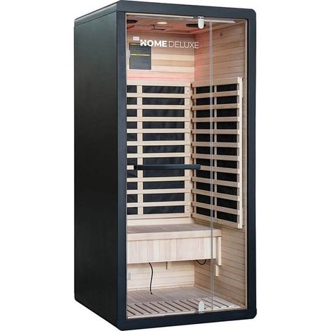 Home Deluxe Cabina a infrarossi NERO S - Hemlock Black