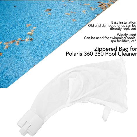 Bolsas filtrantes con cierre de cremallera para limpiador Polaris 360 380 – Paquete de 2 – Poliéster duradero (1/5)