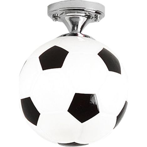 Black decorative football ceiling light, boy's bedroom light fixture, club bar ceiling light (1/4)
