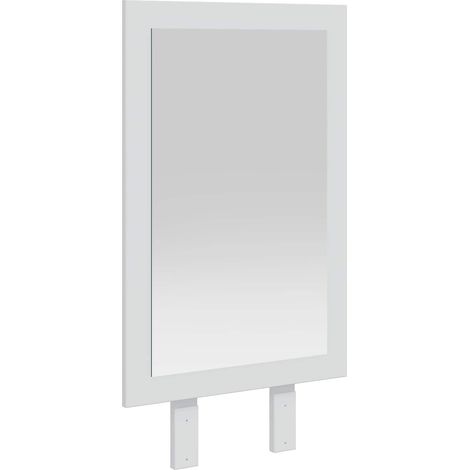 vidaXL Specchio FAUSKE Bianco 43 x 3,5 x 77 cm Rettangolare (1/5)