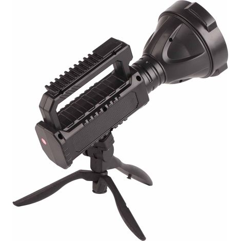 Lampe torche portable W5119 compacte, haute puissance et longue portée, avec indicateur de batterie, chargeur USB intégré, idéale pour les patrouilles. (1/4)