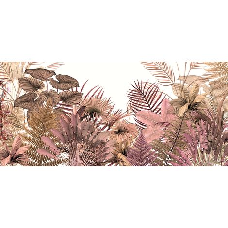 Papier peint panoramique - Plantes Tropicales - 130 cm x 60 cm (1/2)