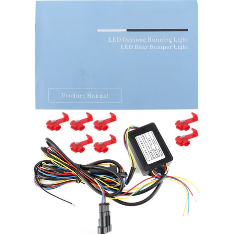 Dreifarbige LED-Tagfahrlichter (weiß, gelb, blau) für Toyota RAV4 2019-2020 (1/5)