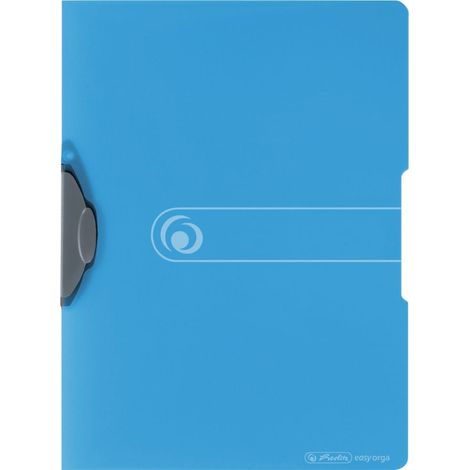 herlitz Klemmmappe easy orga to go Papierformat: DIN A4 Farbe transp./blau Werkstoff: Polypropylen