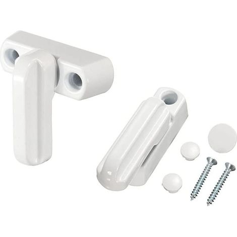 2 PCS loquet bloc fenetre poignee fenetre bloque poignee de porte loquet porte fermeture fenetre Remplacement Pour Maison Portes Placards Fenêtres (1/5)