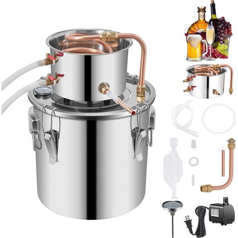 Kit de distillation d'huiles essentielles Still 12,5 L avec pompe à eau (1/5)