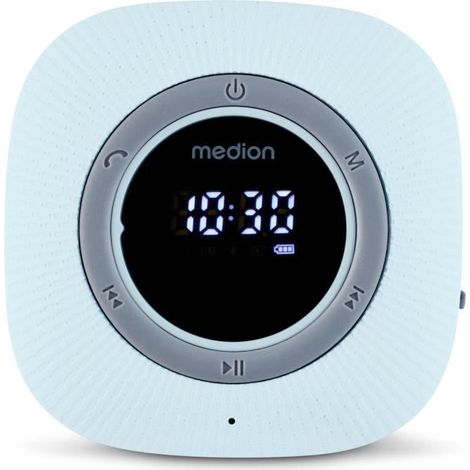 Duschradio - MEDION - FM - Bluetooth - IPX6 - Befestigungs-Saugnapf - Blau