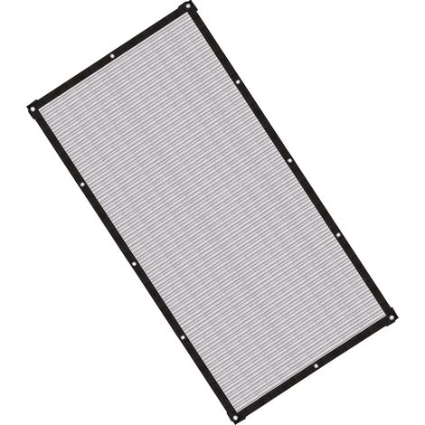 Filet d'ombrage isolant en papier d'aluminium, voile d'ombrage pour pelouses, jardins et piscines, 1 x 2 m