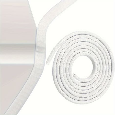 Autocollants décoratifs blancs pour portières de voiture, résistants aux chocs et aux rayures, avec joints d'étanchéité en caoutchouc et bandes de protection pour les bords de portières. (1/5)