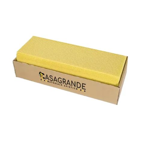Art.288M Foglio cereo melario 41×13 cm 1 kg pura cera d'api Casagrande