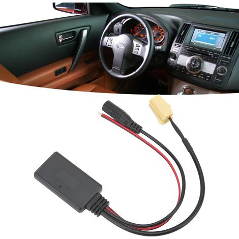 Câble audio adaptateur pour microphone Bluetooth mains libres pour appels téléphoniques en voiture Fiat Grande Punto (1/5)