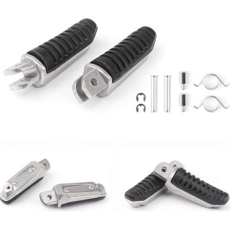 Repose-pieds avant moto pour Suzuki V-Strom DL650, GSX1250/1300/600 – aluminium anodisé, montage facile, 1 pièce (1/4)