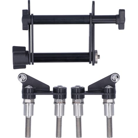 Support GPS Moto Guidon Fixation Téléphone Étui Universel Robustesse pour R1250GS Accessoire Moto Noir (1/5)