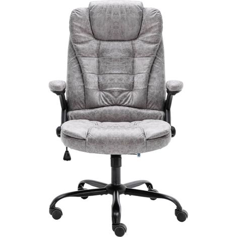 Maison Exclusive - Sedia da Ufficio Grigio Chiaro in Scamosciato