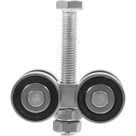 Poulie à Gorge en Acier Inoxydable à Double Roulement, Roue à Rouleaux pour Porte Pliante, Kit de Quincaillerie pour Portes Coulissantes Industrielles, Roulettes Suspendre (1/5)