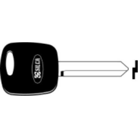Chiave Transponder No Chip Ford FO26TE