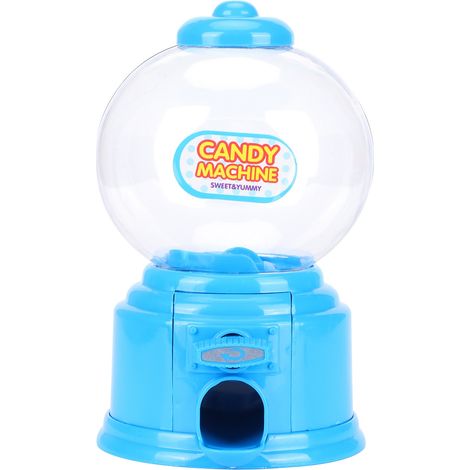 Petit coffre à monnaie en forme de bonbon, distributeur de friandises pour enfants - bleu