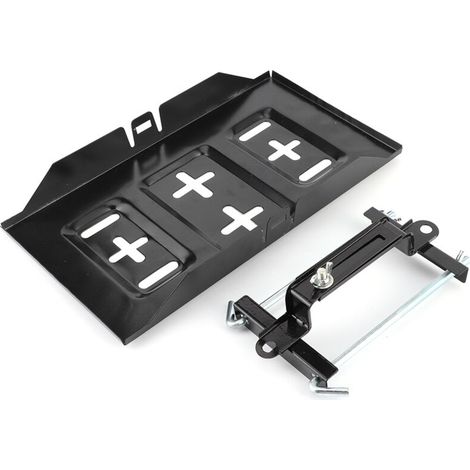 Batteriegehäuse-Halterung, Montageplatte, Befestigungssatz, Autozubehör, 19 cm - Crezuo