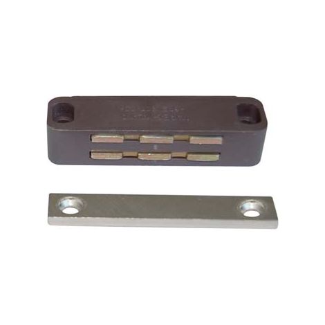 CRICCHETTO MAGNETICO SPORTELLI UC20 VAREC - MM 74 H.MM 22 KG 14 + INCONTRO MARRONE- 12 pezzi