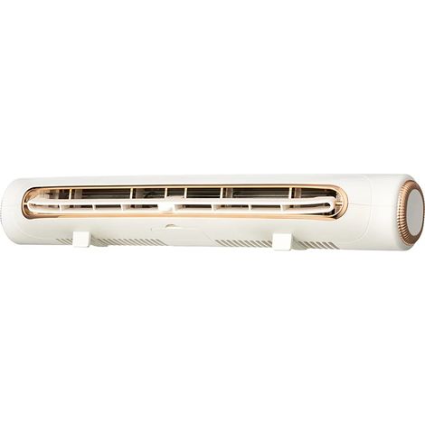 (Blanc) Ventilateur de plafond de bureau 2 en 1, ventilateur de plafond portable sans pales, réglage à quatre vitesses, convient à la maison et au bureau. (1/5)