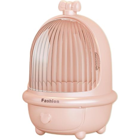 Organisateur De Pour Comptoir Anti-Poussière avec Couvercle Transparent Range Cosmétique Pour Plan De Toilette Pour Rouge À Lèvres Pinceaux Crayon Sourcil Mascara Salon (1/5)