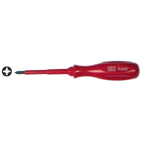 ORECA CACCIAVITE PER VITI A CROCE IMPRONTA POZIDRIV ALTO ISOLAMENTO VDE-1000V PZ 0-3X75